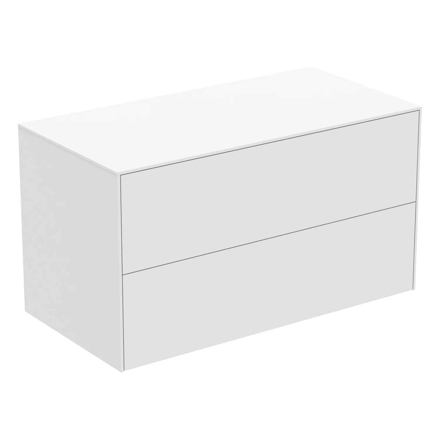 Biała szuflada łazienkowa widok z boku, Ideal Standard