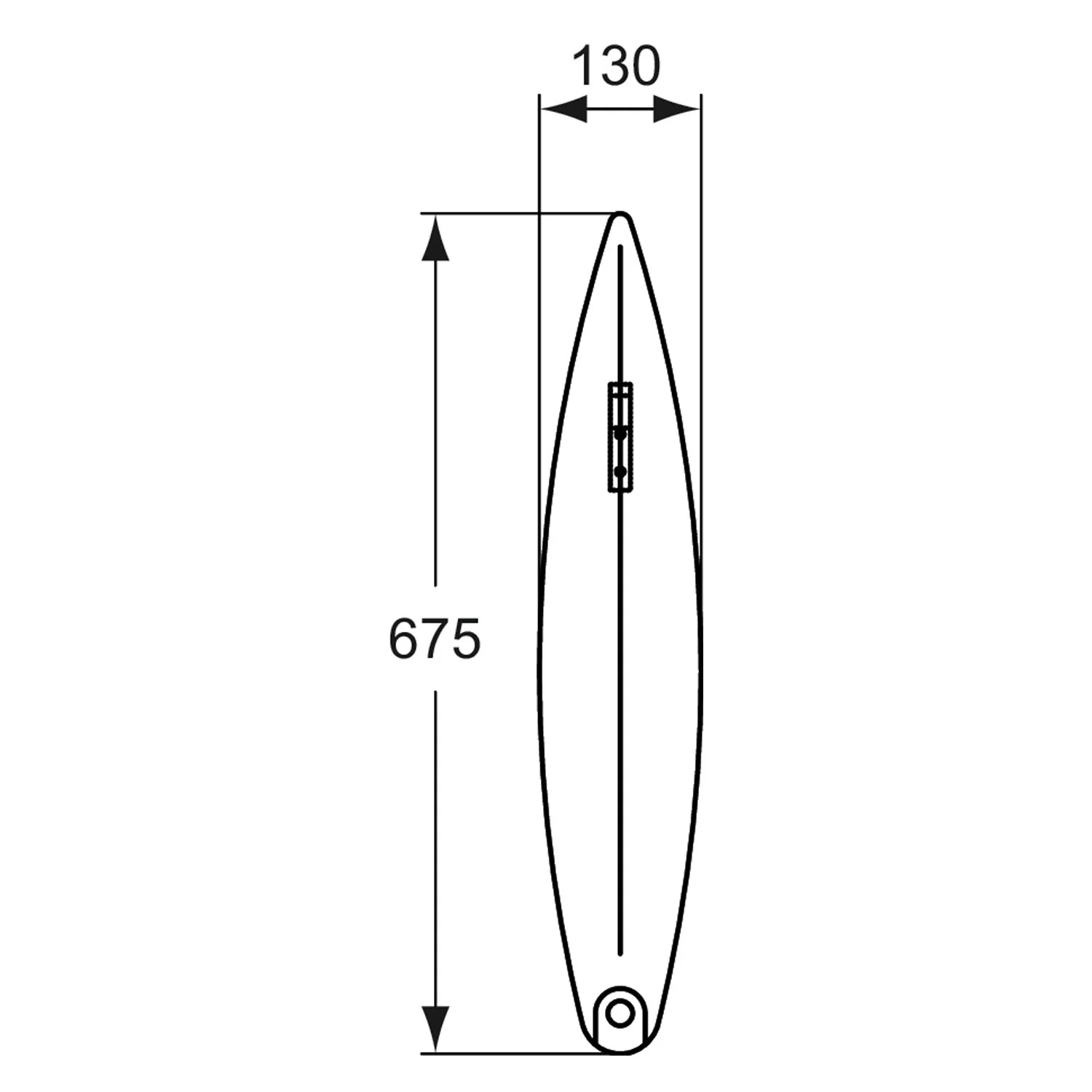 Rysunek techniczny części zamiennej z wymiarami, Ideal Standard