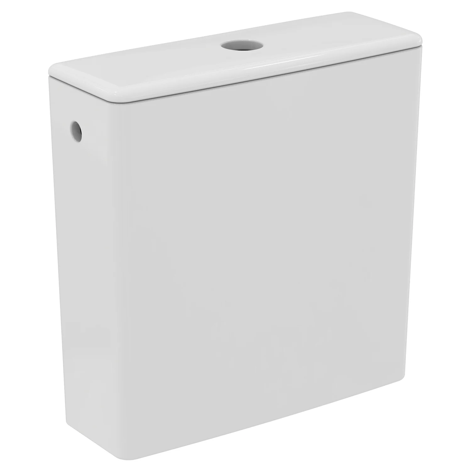 Biały spłuczka z widoku przedniego, Ideal Standard
