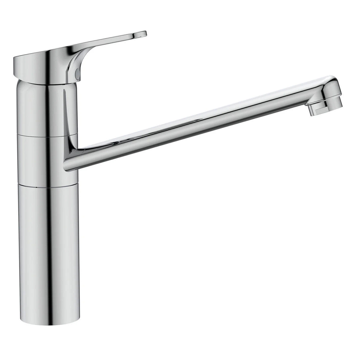 Chromowana bateria kuchenna widok z boku, Ideal Standard