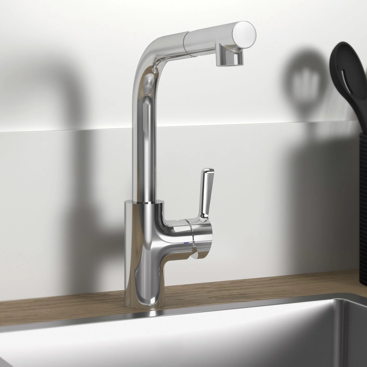Bateria kuchenna Ideal Standard Ceralife 11,4 x 27,2 x 33 cm, wysięg 21,6 cm