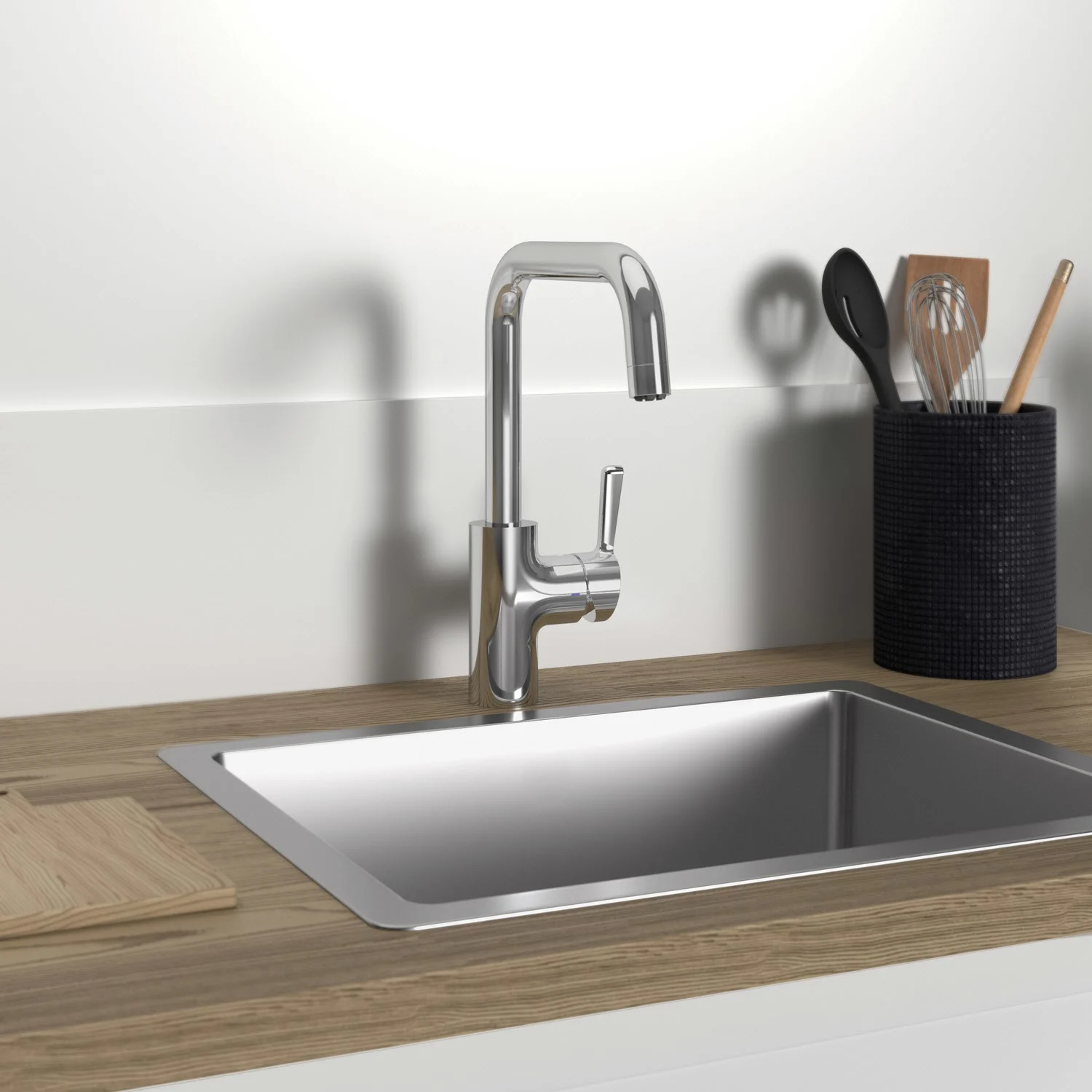 Bateria kuchenna Ideal Standard Ceralife 11,4 x 25,1 x 31,3 cm, wysięg 21,6 cm Zdjęcie 3
