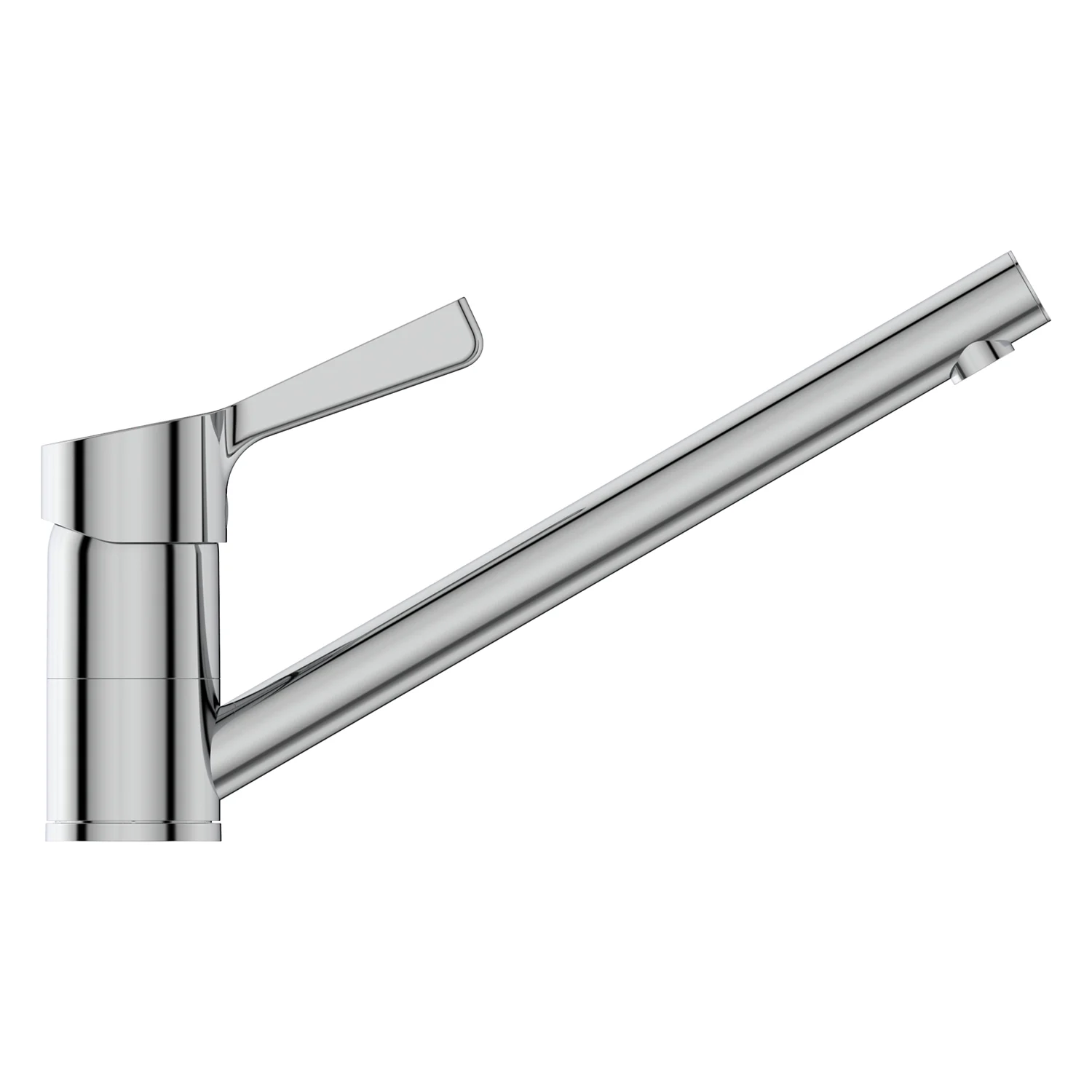 Chromowana bateria kuchenna widok z boku, Ideal Standard