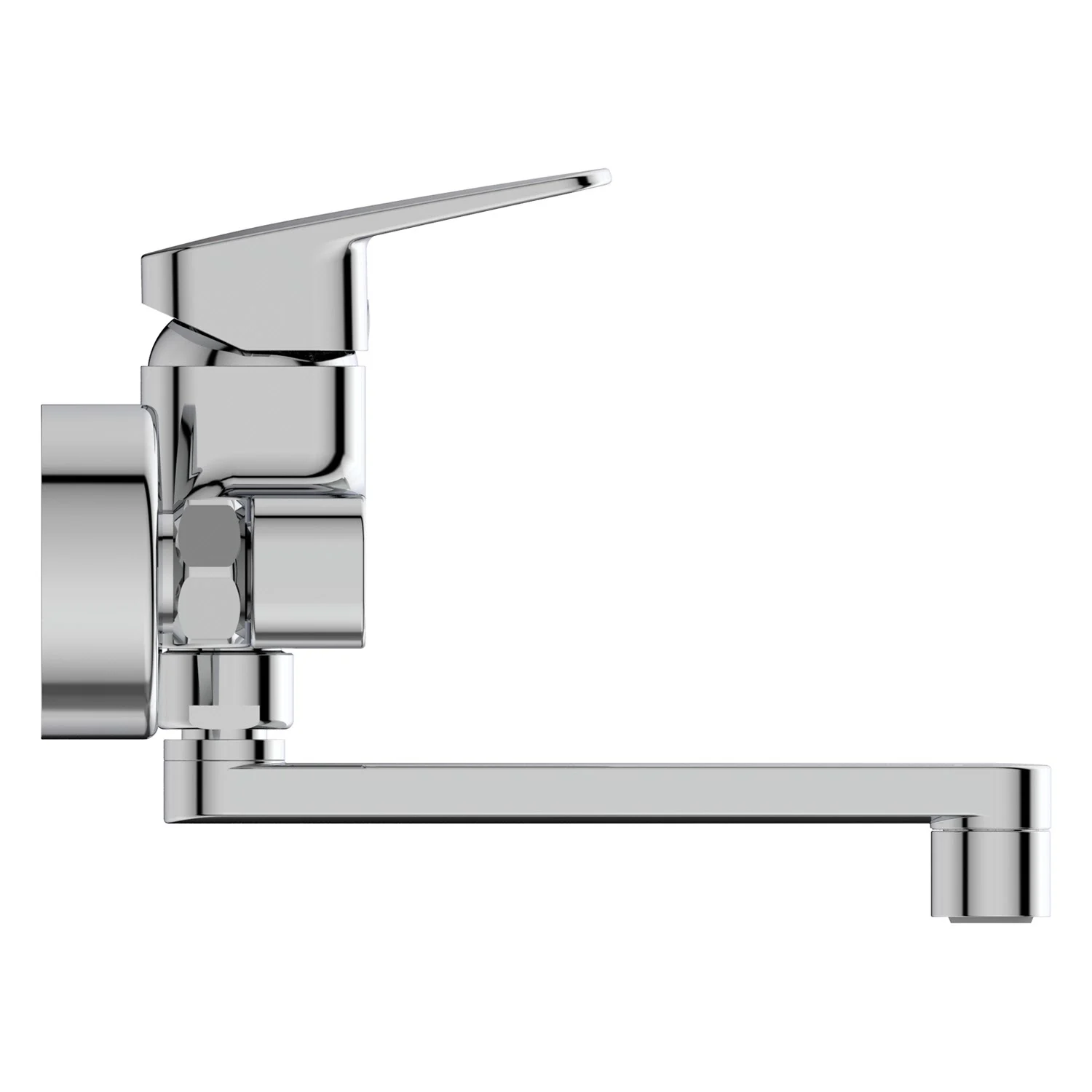 Bateria ścienna widok z boku, chromowana, Ideal Standard