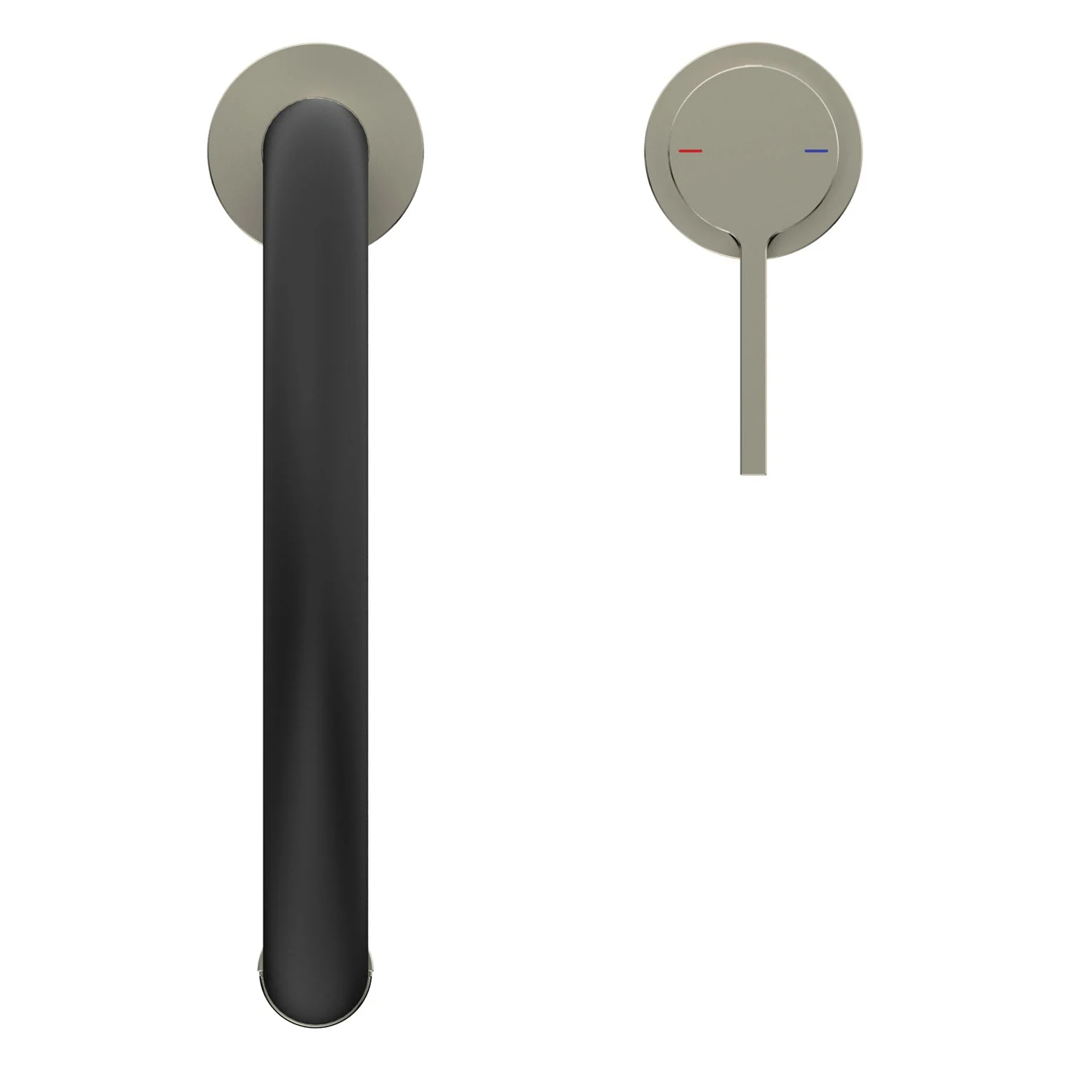 Szara bateria w widoku z góry, Ideal Standard