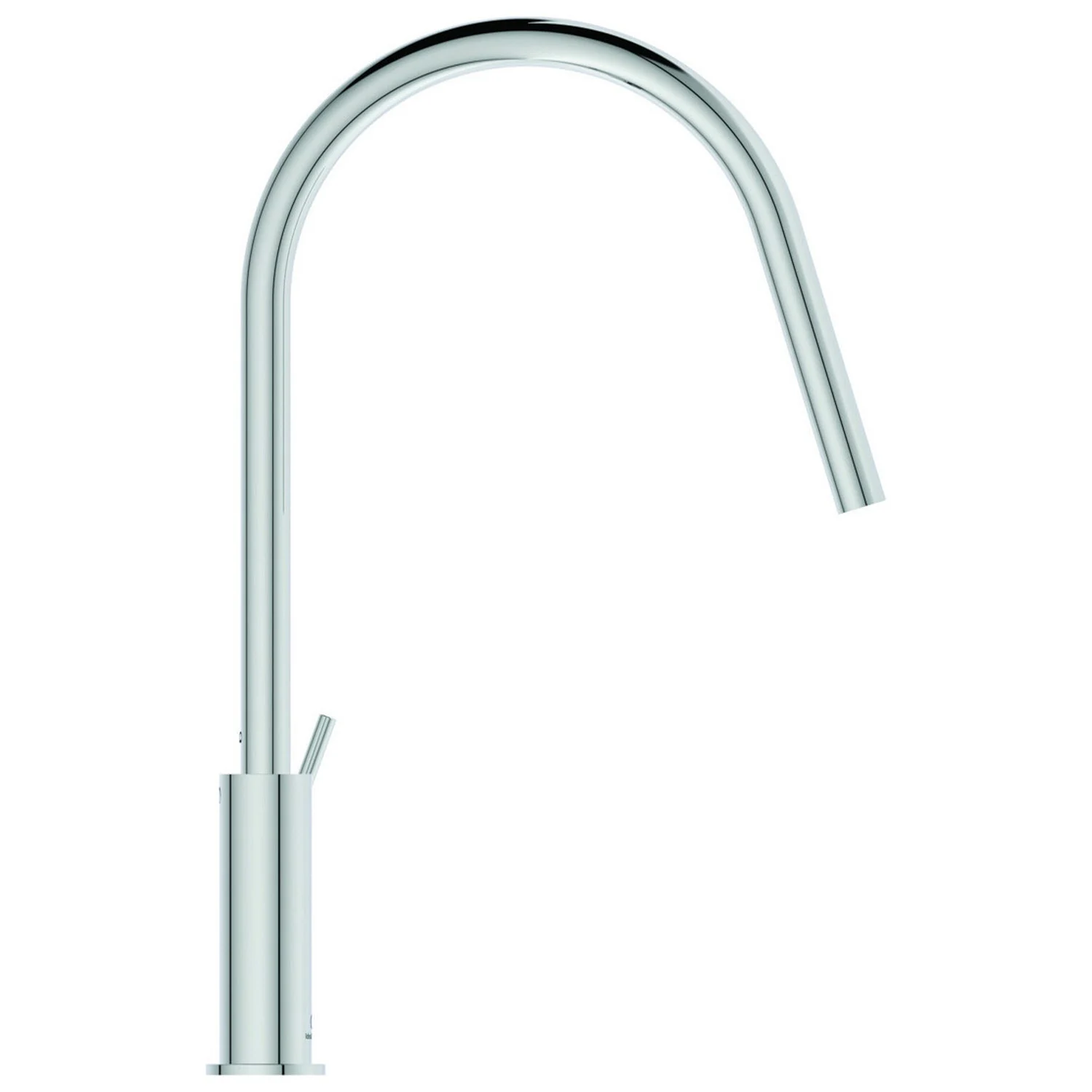 Chromowany kran kuchenny widok z boku, Ideal Standard
