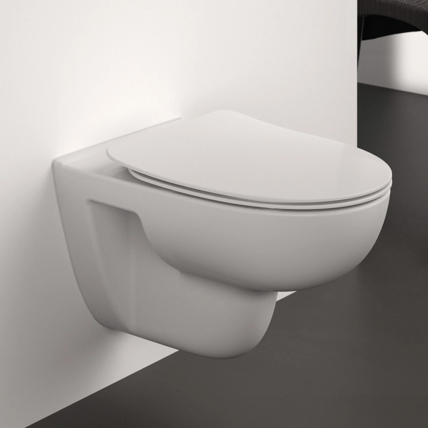 Ideal Standard i.life A Wandtiefspül-WC rund ohne Spülrand