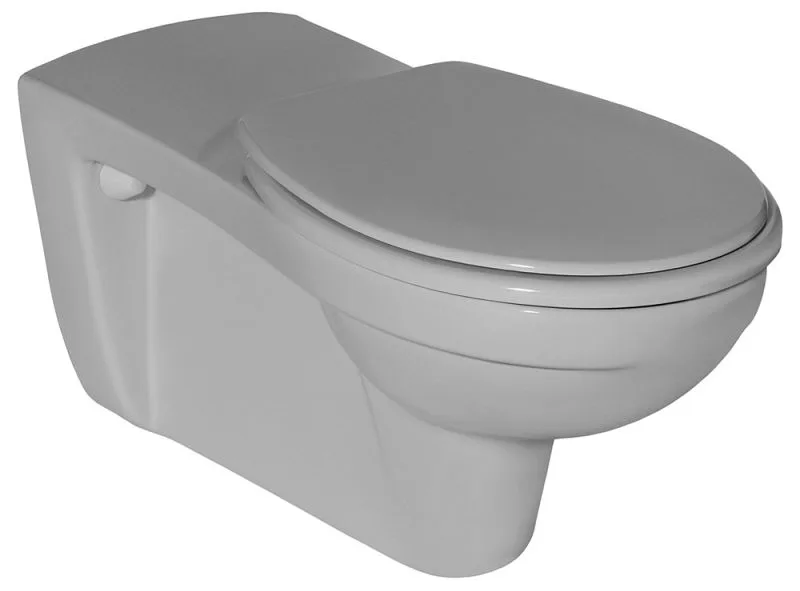 Wycięta biała toaleta z deską, Ideal Standard