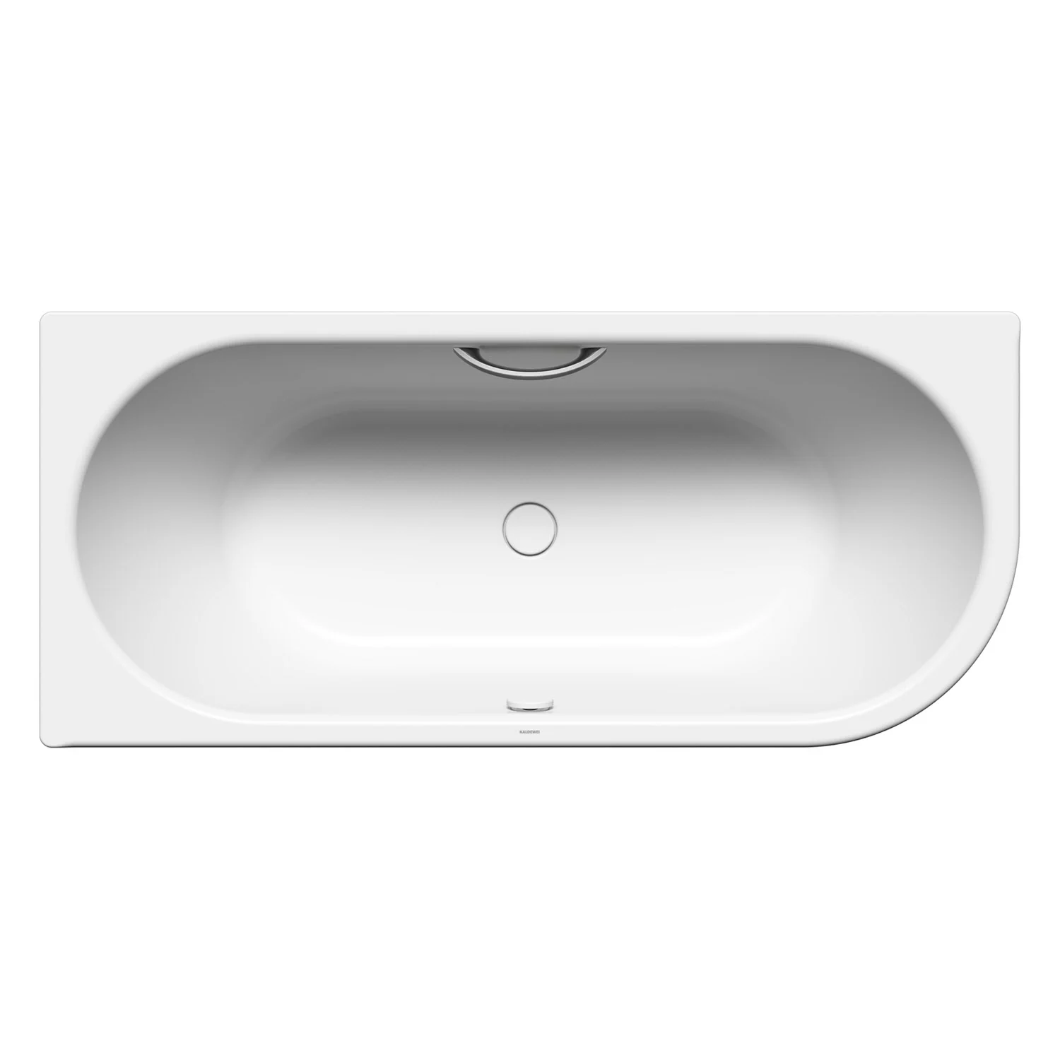 Biała wanna widok z góry, Kaldewei