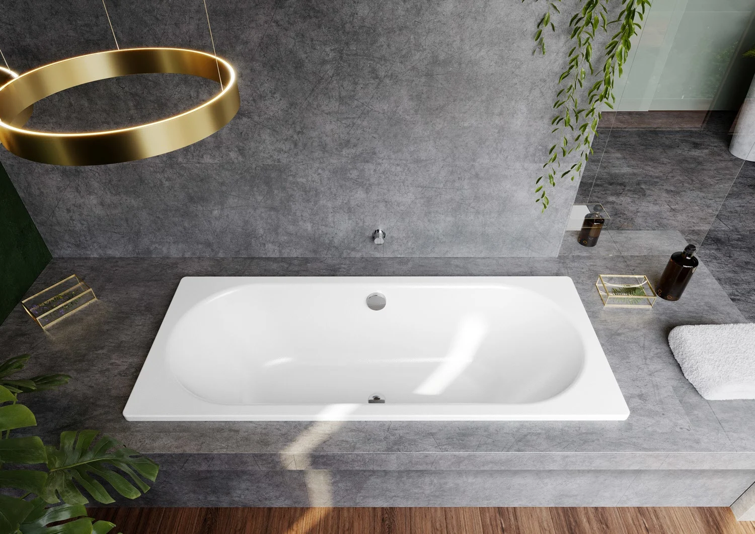 Kaldewei CLASSIC DUO Mod. 110 Badewanne 180 x 80 cm, mit Invisible Grip Bild 4