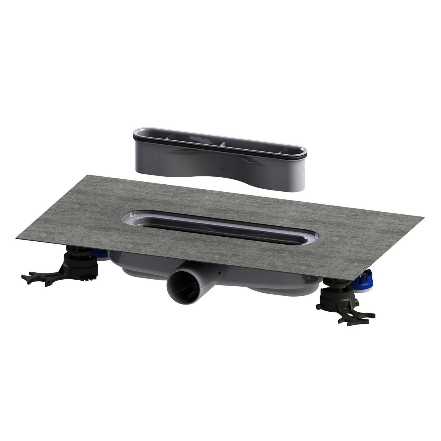 Kaldewei FLOWDRAIN HORIZONTAL FLAT Ablaufgarnitur Duschrinne