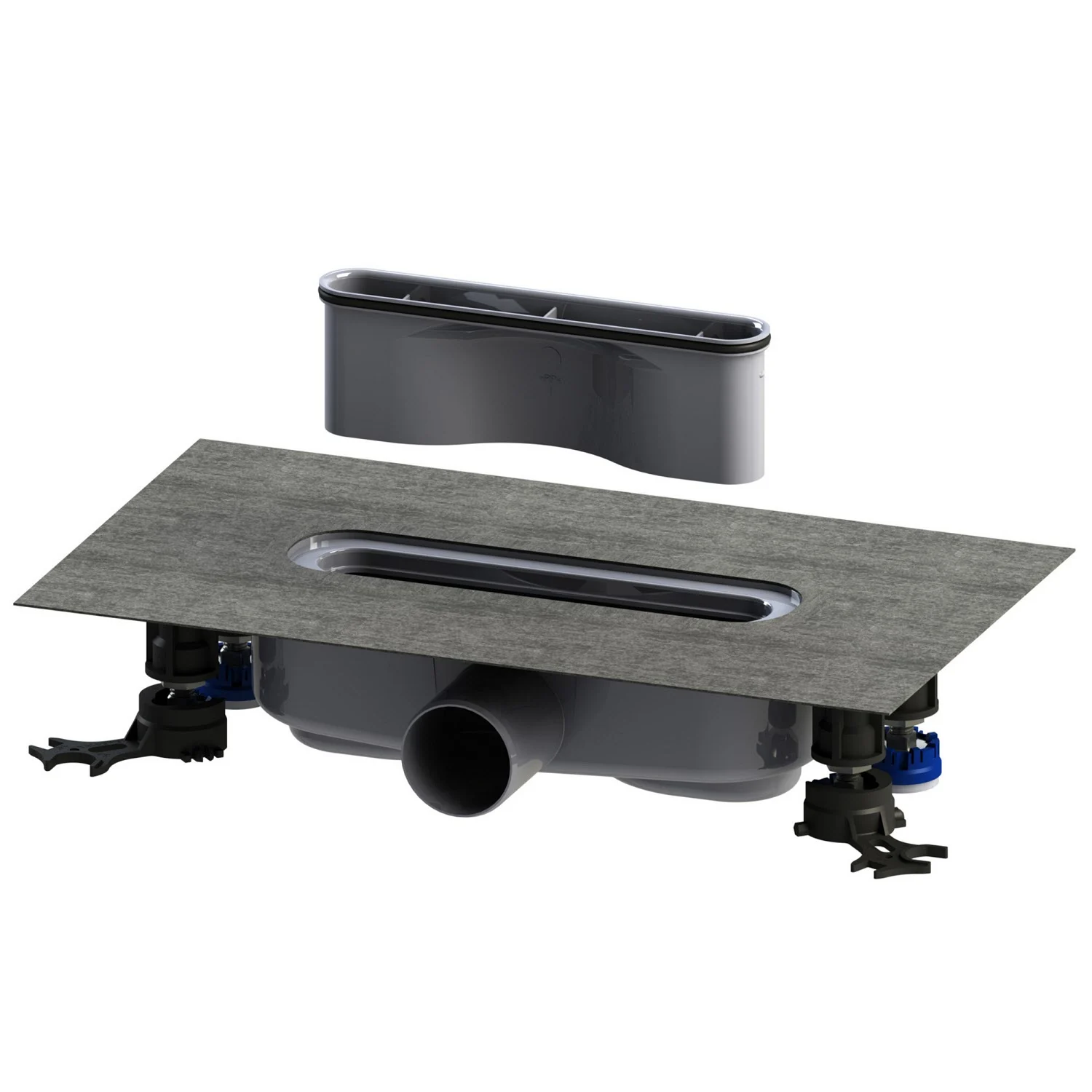 Kaldewei FLOWDRAIN HORIZONTAL REGULAR Ablaufgarnitur Duschrinne