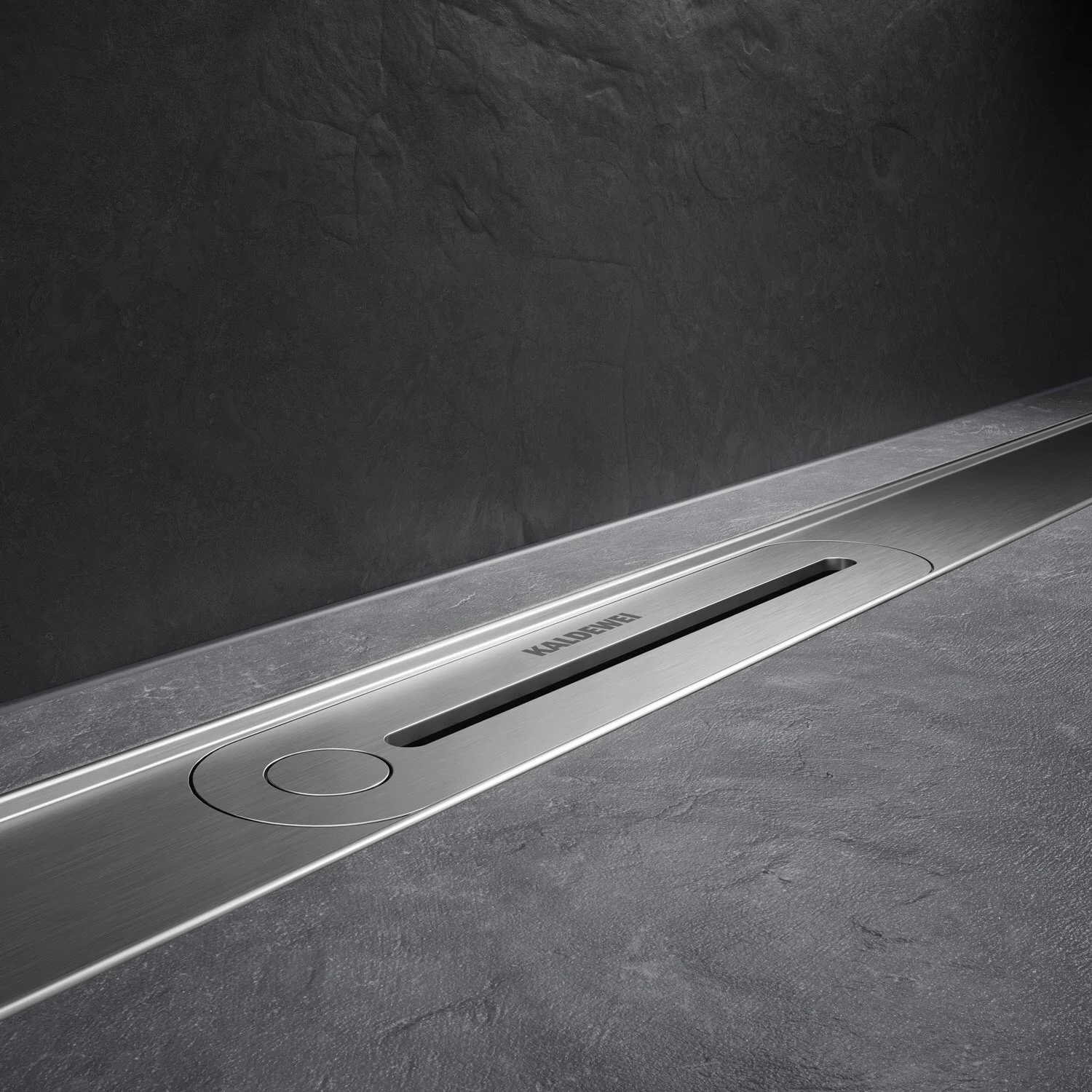 Kaldewei FLOW Duschrinnen-Set 150 cm Ablauf horizontal flat Bild 3