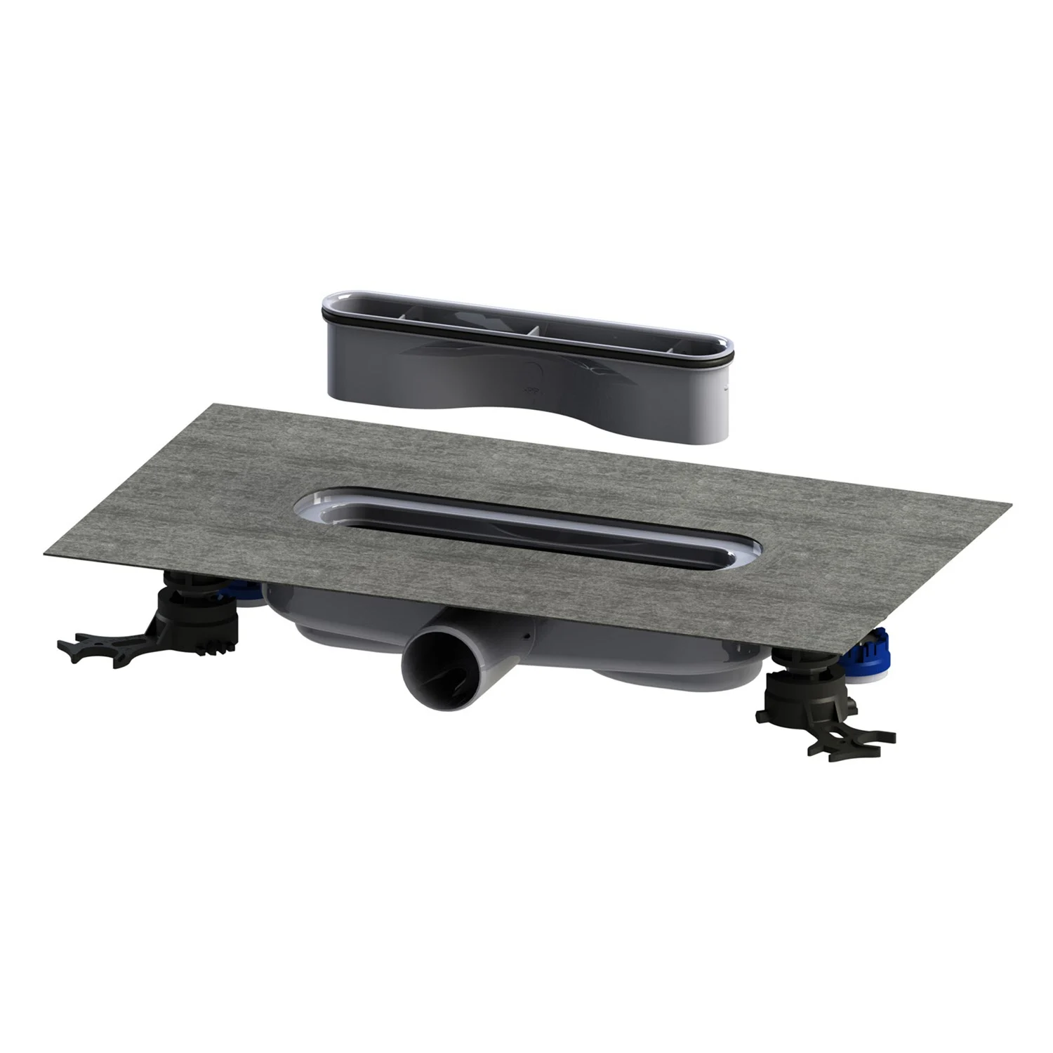 Kaldewei FLOWPOINT-Set Punktablauf 2410 mit FLOWDRAIN 4204 horizontal flat Bild 9