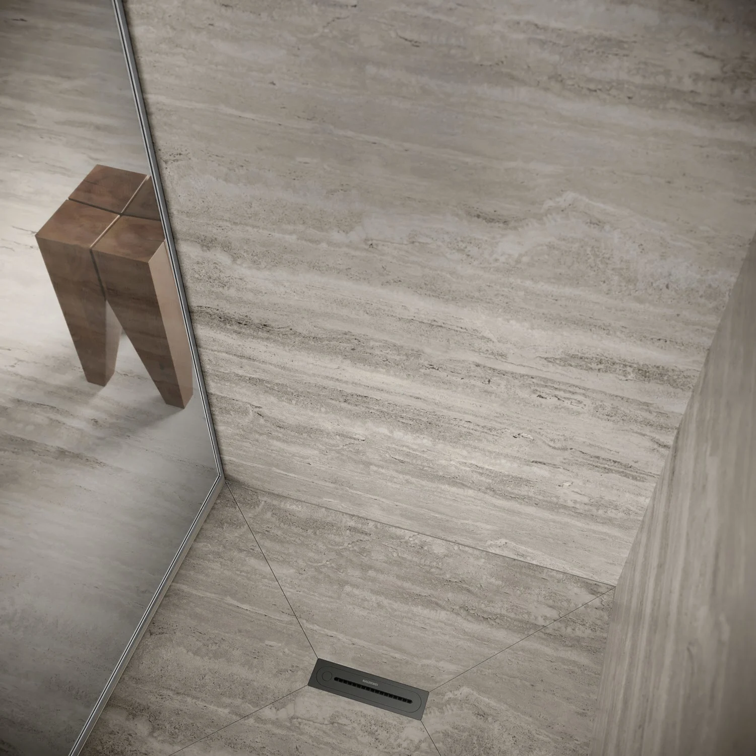 Kaldewei FLOWPOINT-Set Punktablauf 2410 mit FLOWDRAIN 4204 horizontal flat Bild 4
