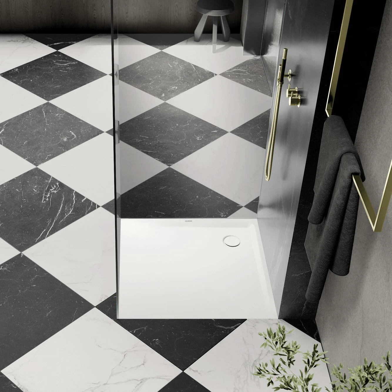 Kaldewei SUPERPLAN 1848-1 Duschwanne 90 x 90 cm mit Secure Plus Bild 3