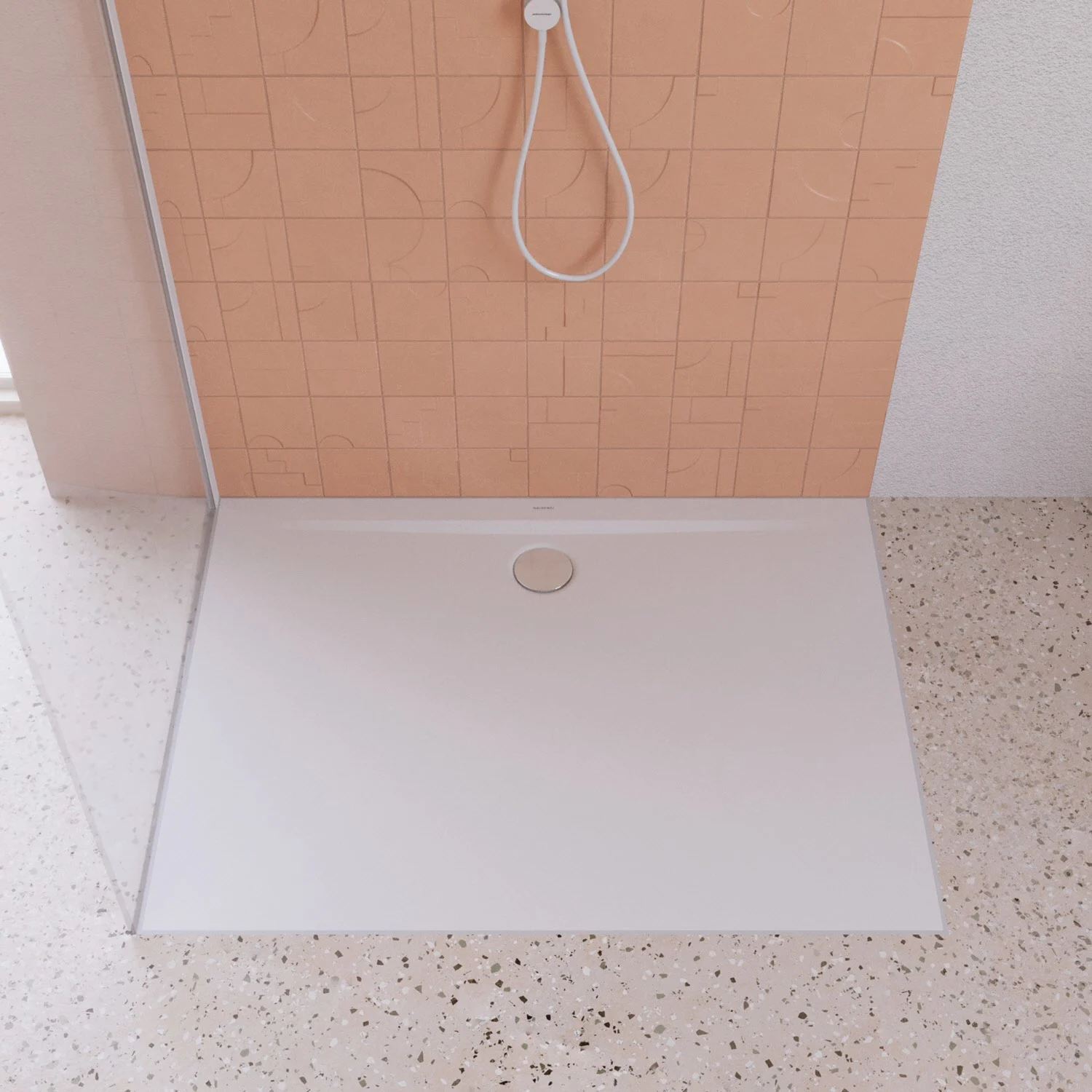 Kaldewei SUPERPLAN ZERO 1576-1 Duschwanne 80 x 140 cm mit Secure Plus