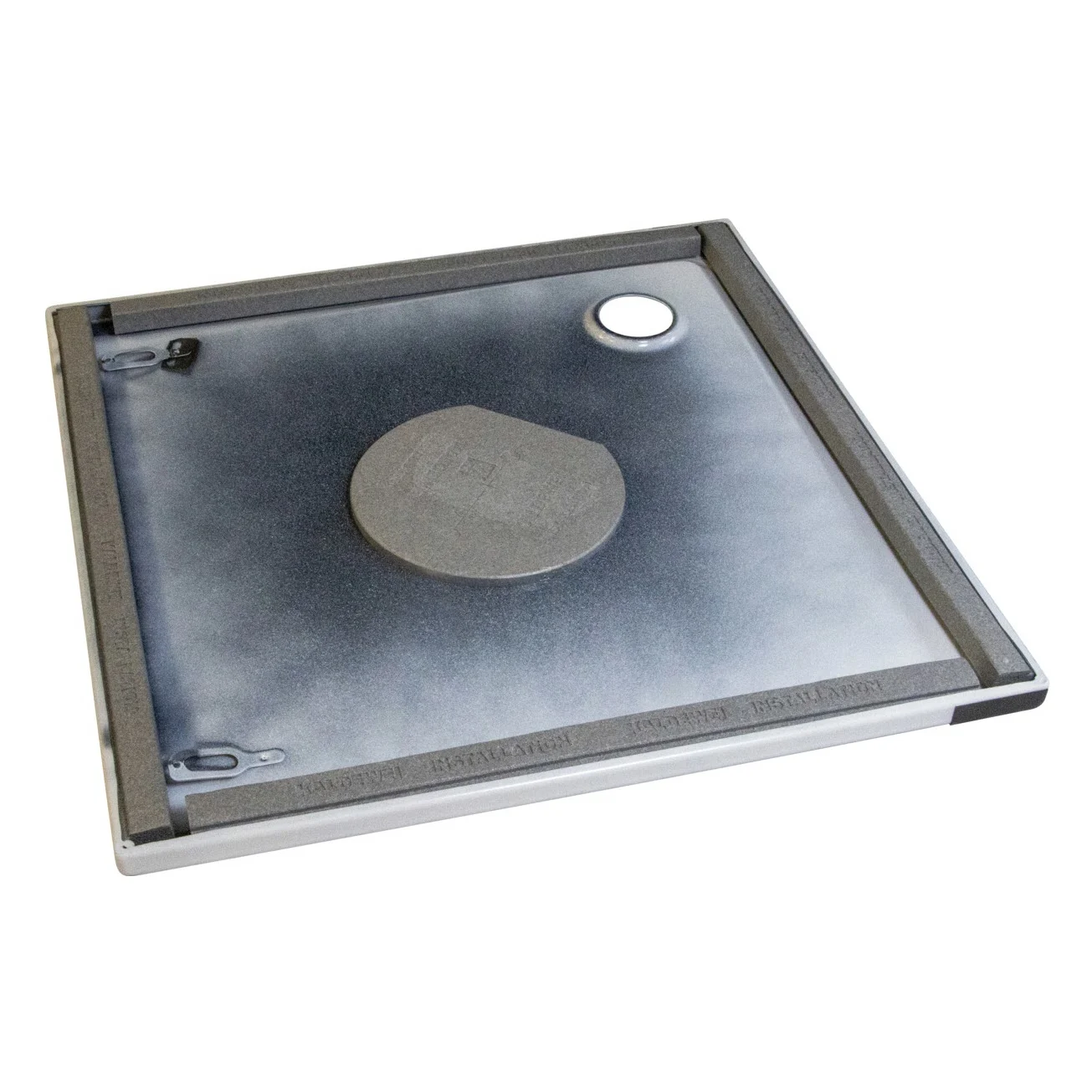 Kaldewei TEMPER Duschwanne 80 x 80 cm mit Invisibe Grip und Wannenträger extraflach Bild 6