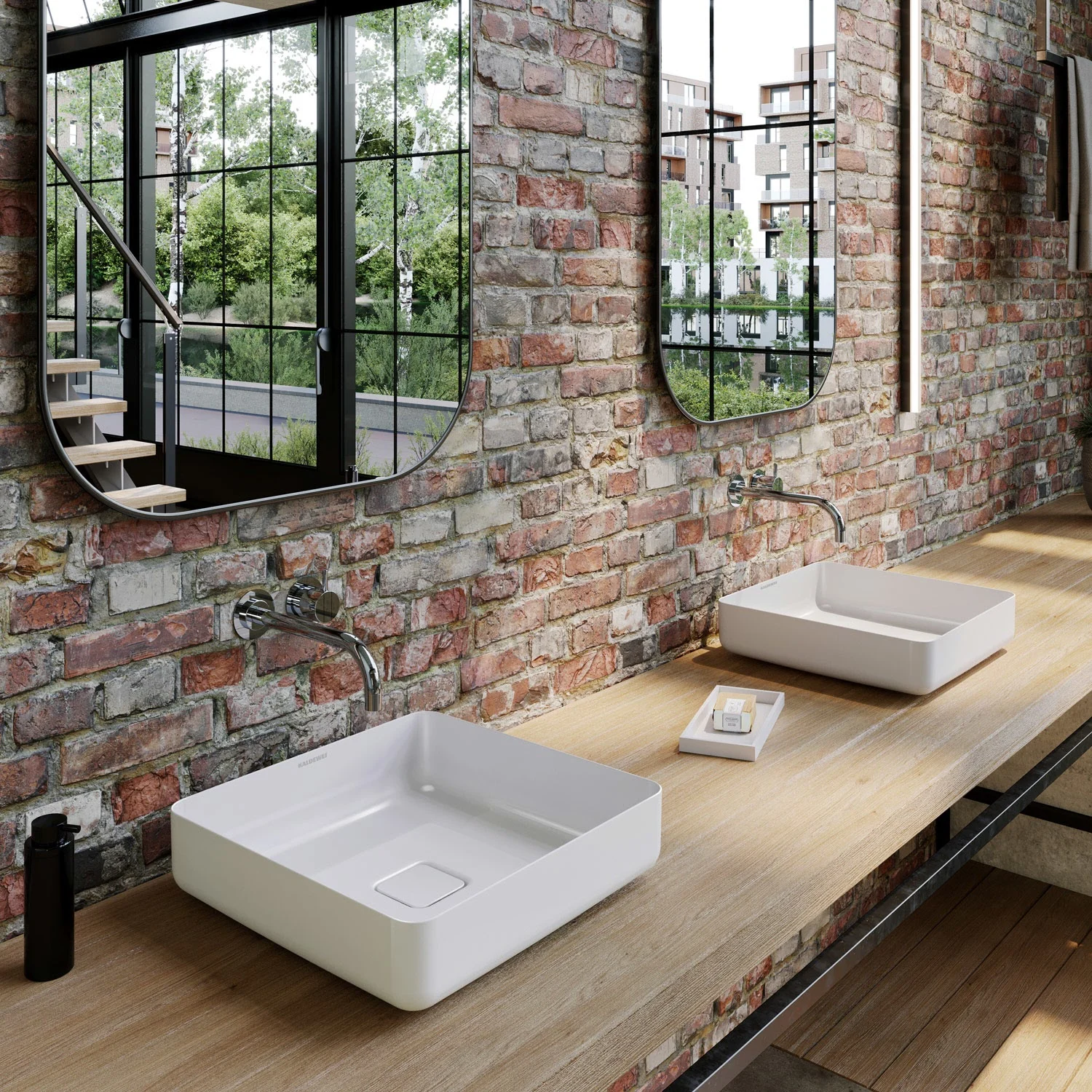 Kaldewei MIENA Waschtisch-Schale 3184, 40 x 40 cm Bild 3