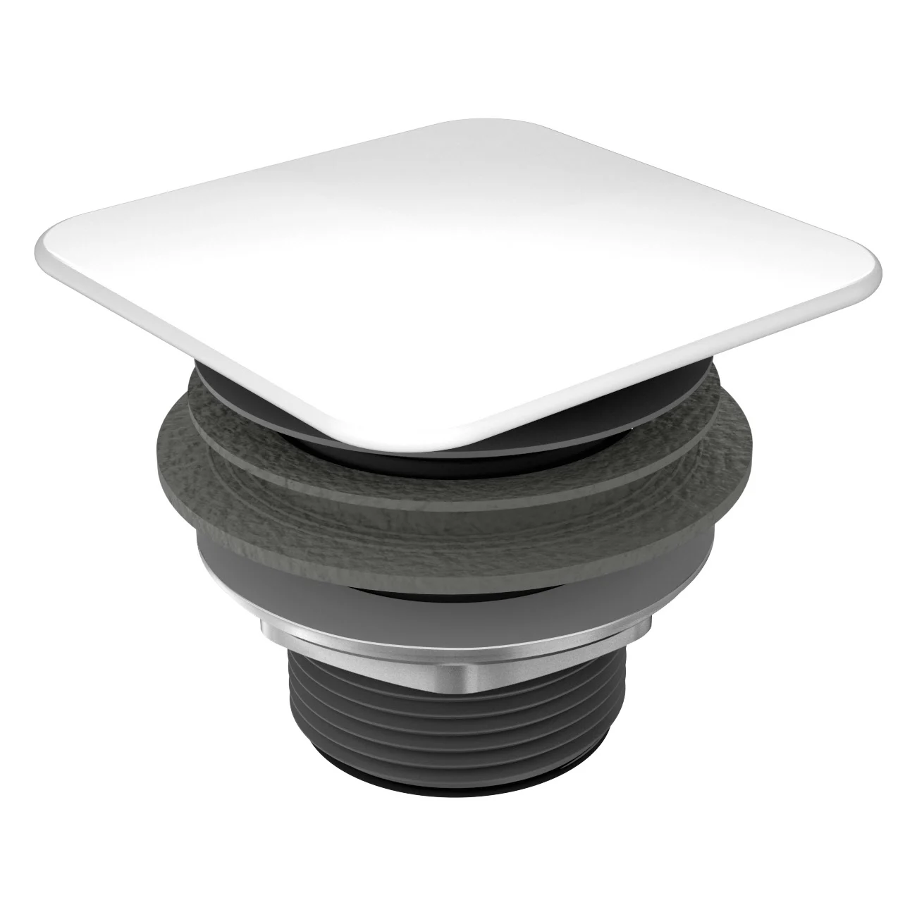 Kaldewei Permanentablaufventil Modell 3905 mit eckigem Deckel