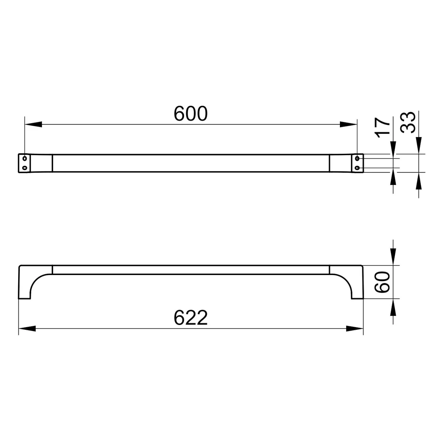 Keuco EDITION 11 Badetuchhalter 62 cm Bild 5