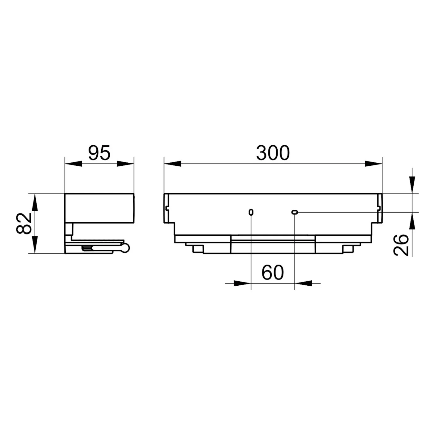 Keuco EDITION 11 Black Selection Duschkorb mit Glasabzieher Bild 4