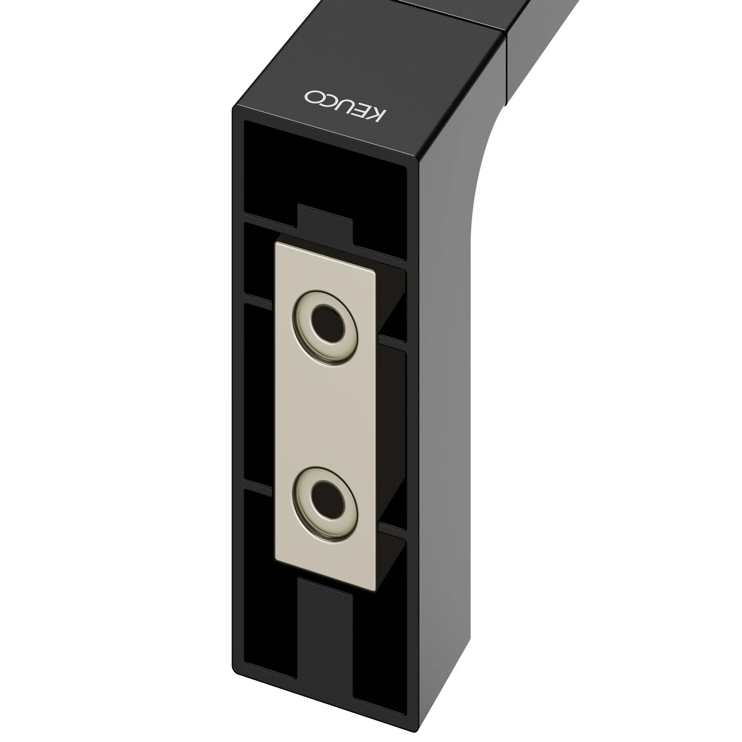 Keuco EDITION 11 Black Selection Handtuchhalter einarmig, starr, 45 cm Bild 8