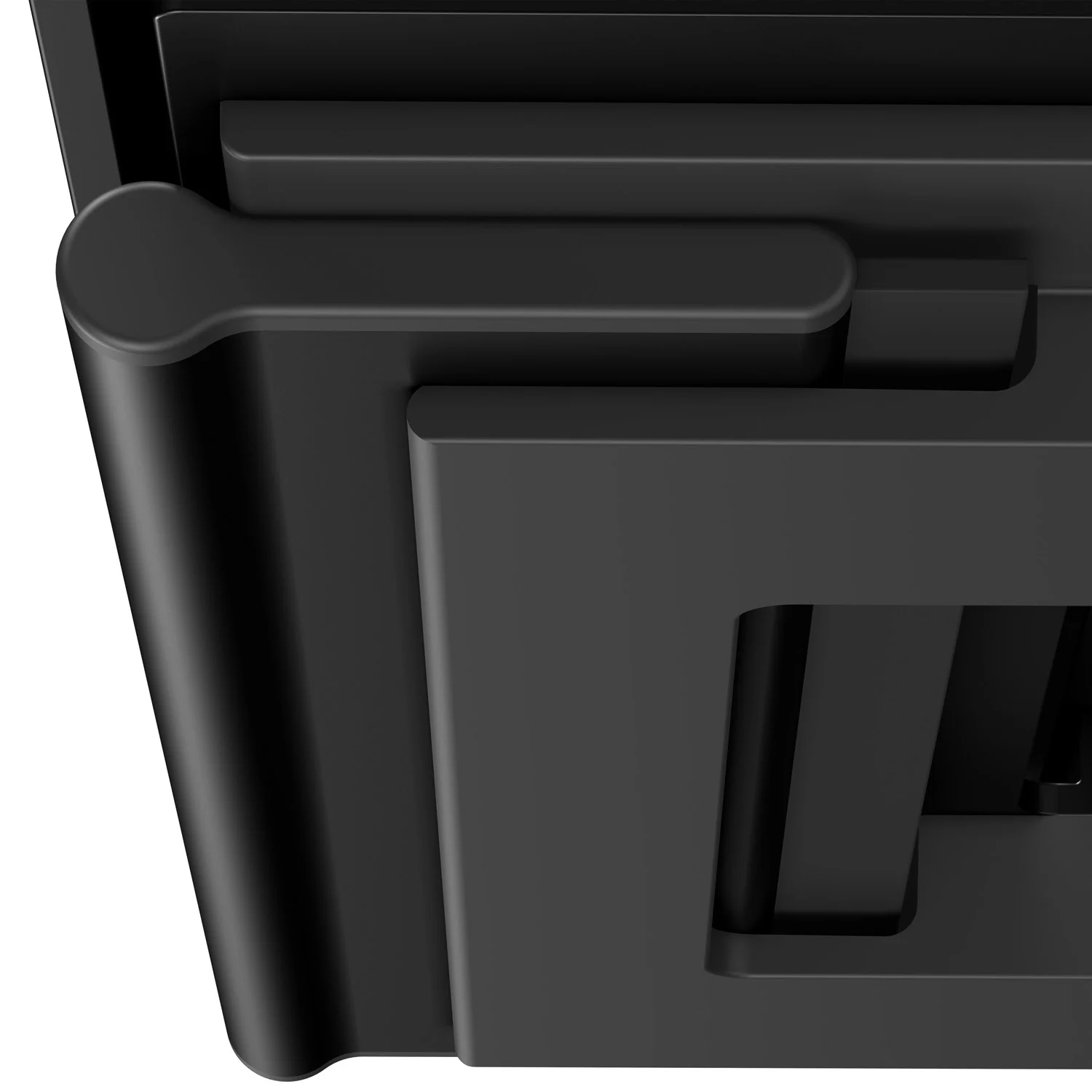 Keuco EDITION 11 Black Selection Duschkorb mit Glasabzieher Bild 10