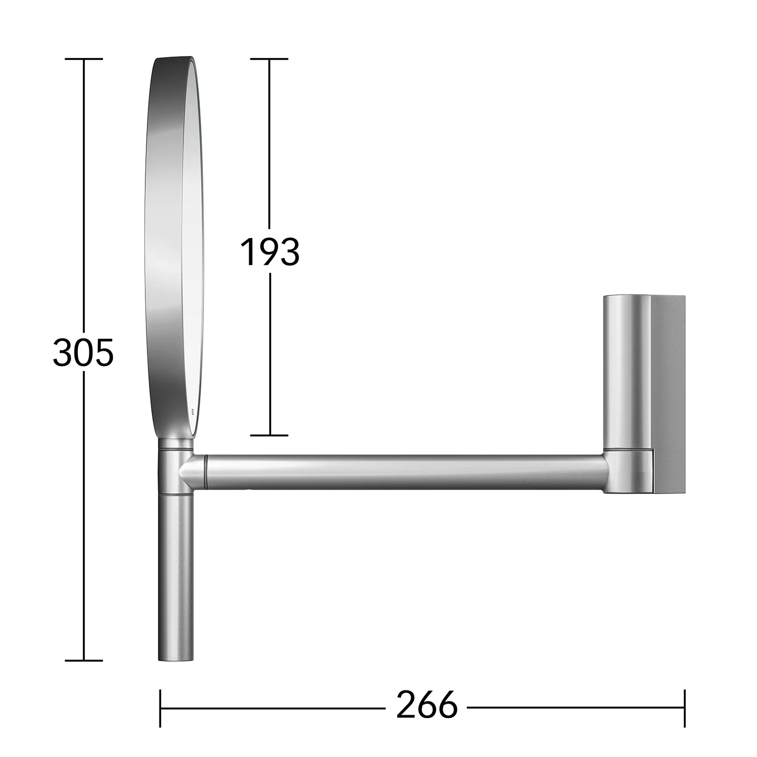 Keuco Plan Wandkosmetikspiegel mit Vergrößerungsfaktor x5 Bild 7