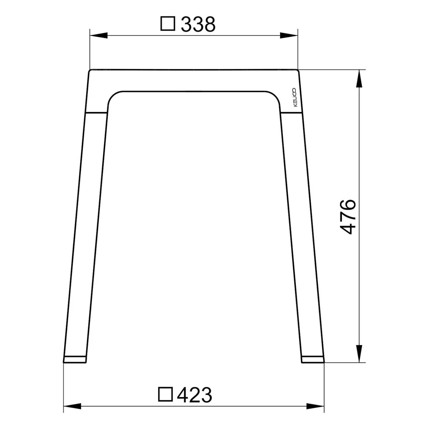 Keuco AXESS Hocker Bild 3