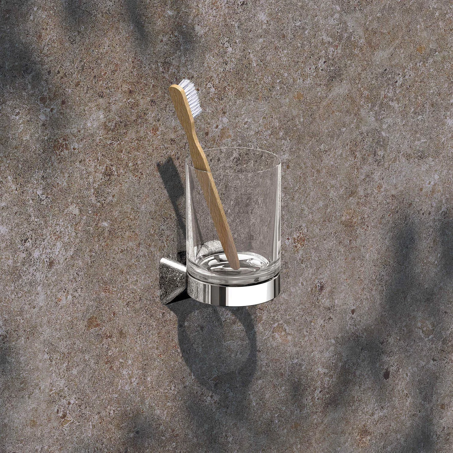 Keuco HERA Glashalter mit Echtkristall-Glas