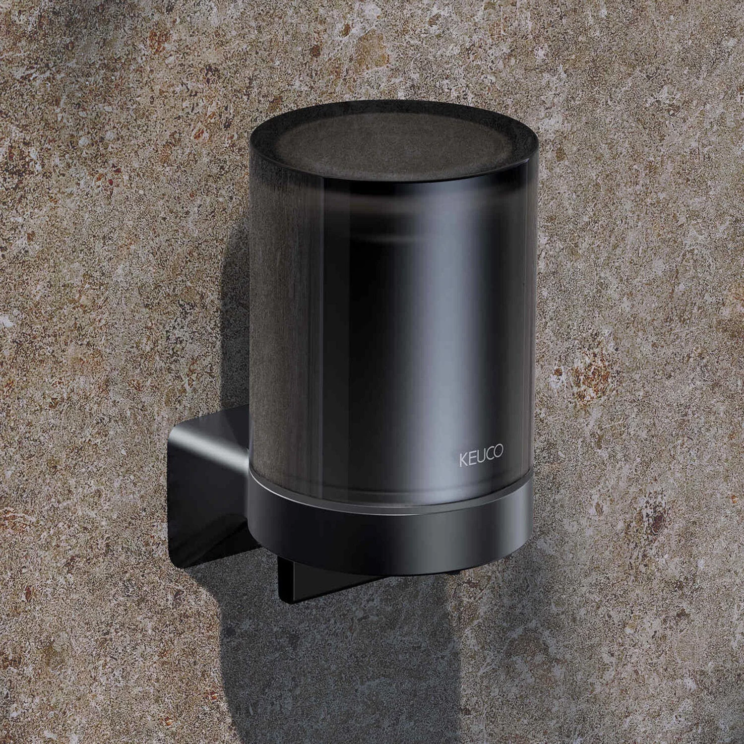 Keuco HERA Seifenspender mit satiniertem Stülpglas