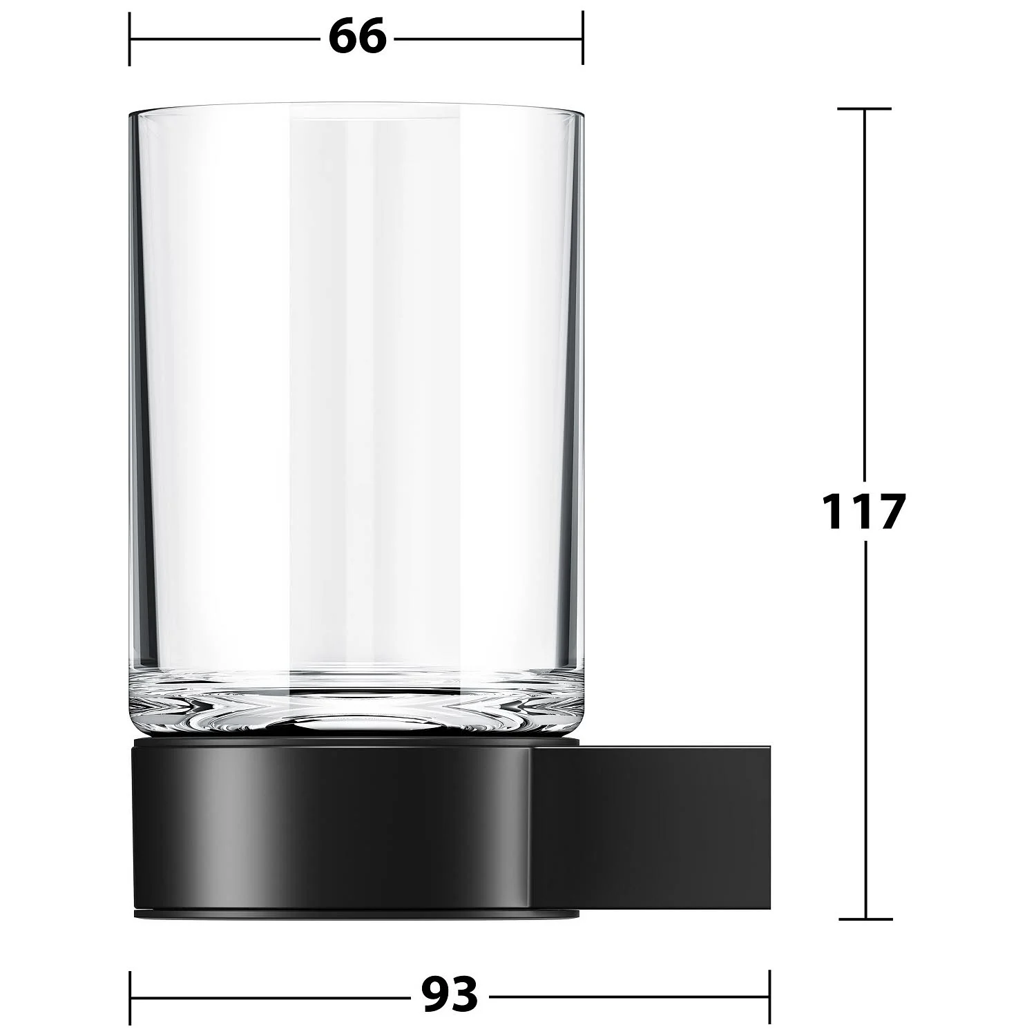 Keuco Plan Black Selection Glashalter Bild 4