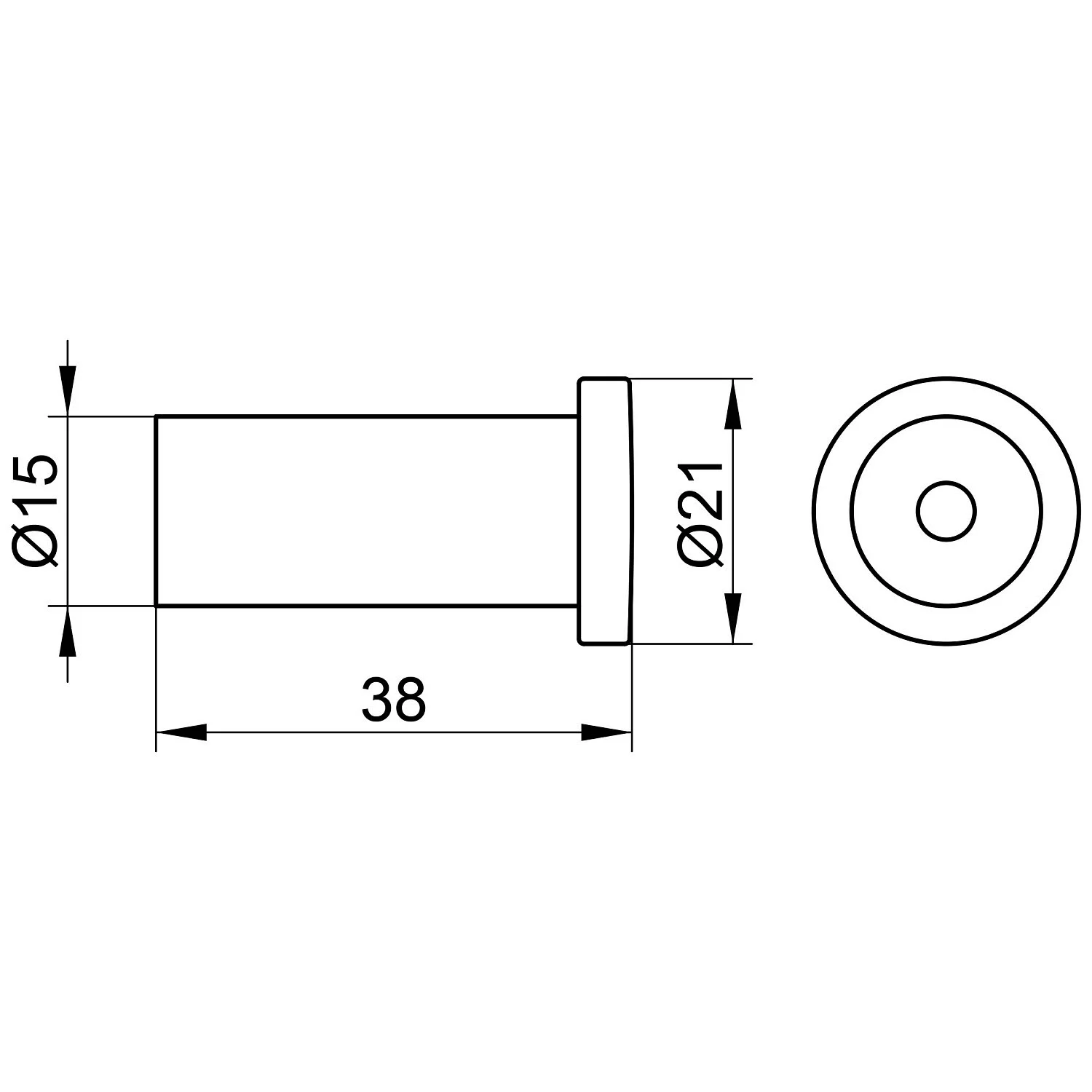 Keuco Plan Black Selection Handtuchhaken 3,8 cm Bild 4