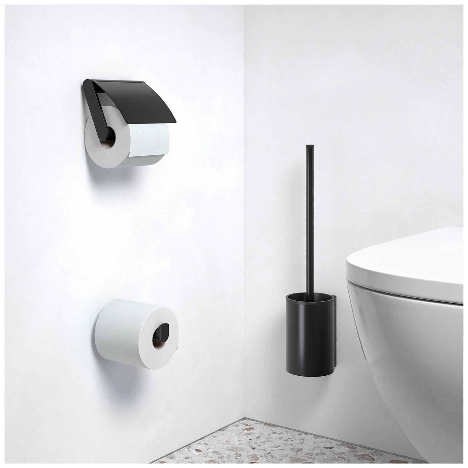 Keuco Plan Black Selection Ersatzrollenhalter