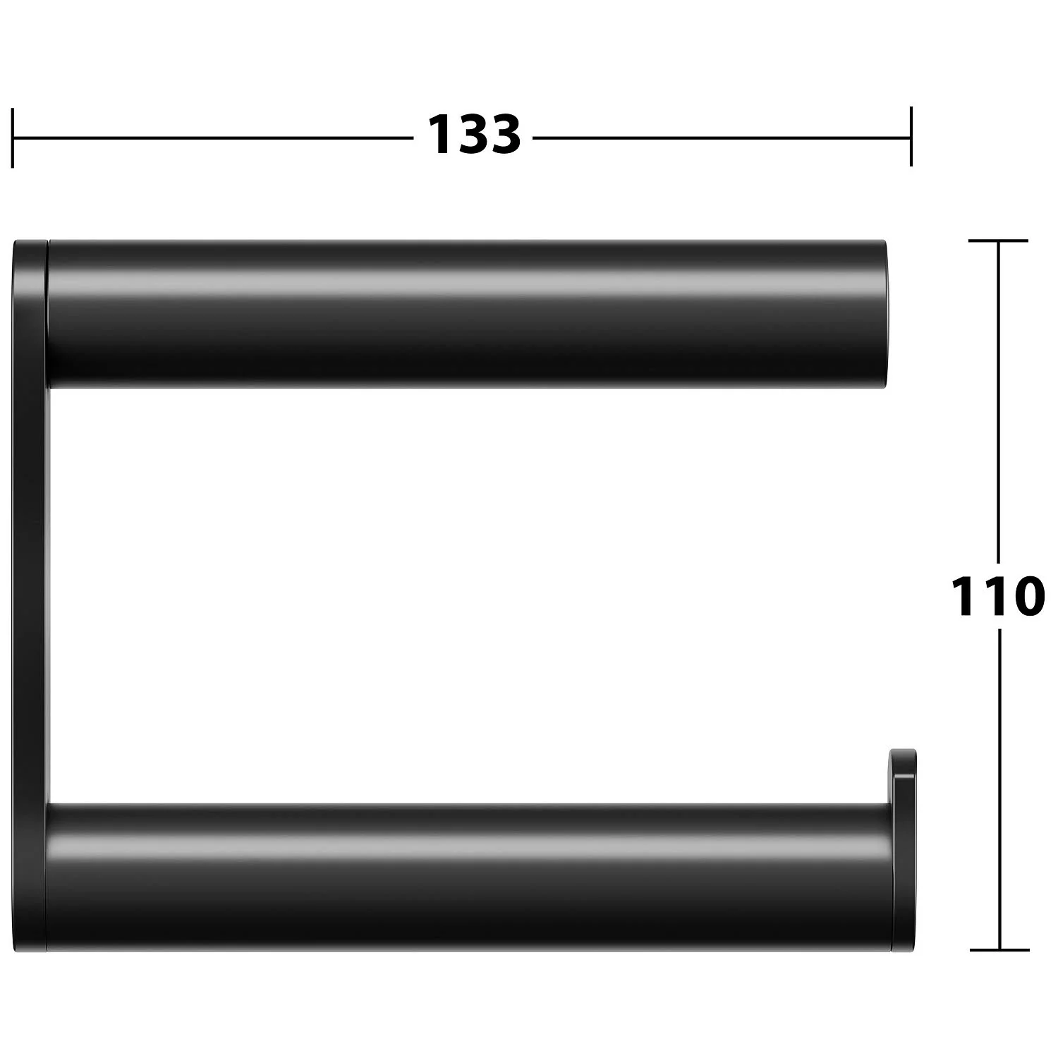 Keuco Plan Black Selection Toilettenpapierhalter Bild 4