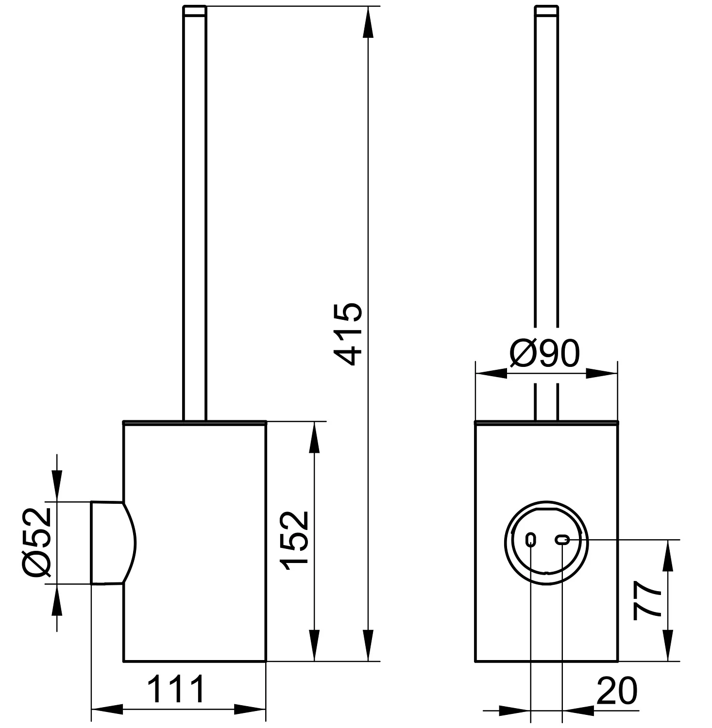 Keuco Reva Toilettenbürstengarnitur Bild 5
