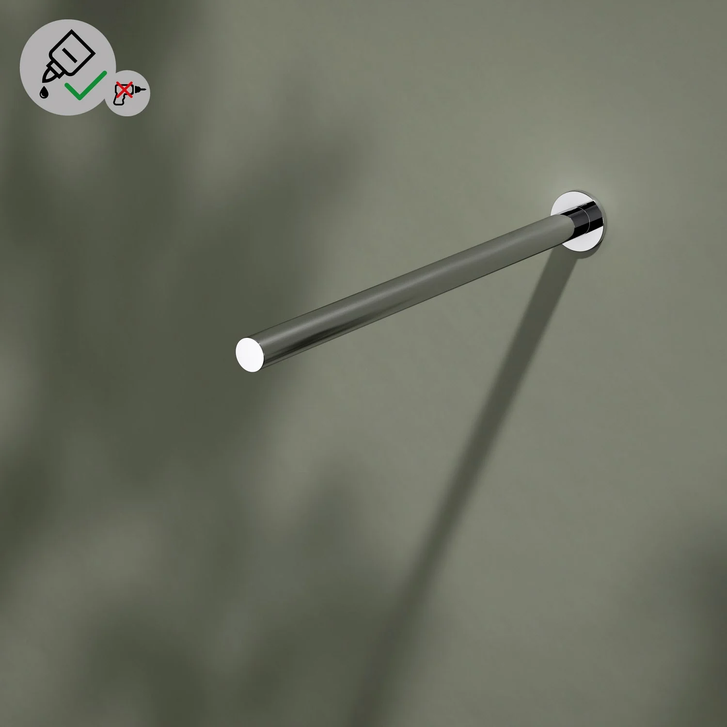 Keuco Reva Klebe-Set Nr. 10 mit Rosette Bild 2