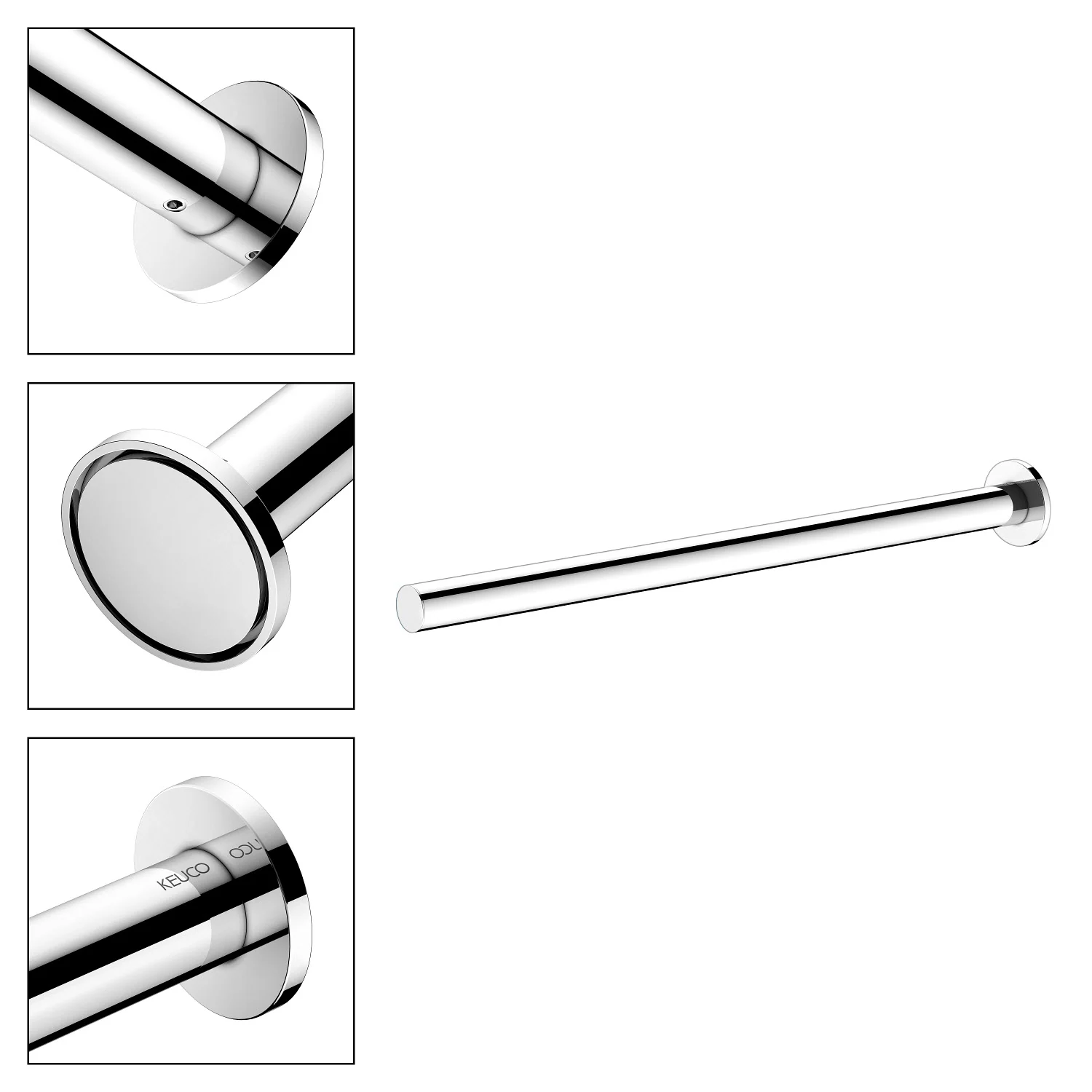 Keuco Reva Klebe-Set Nr. 10 mit Rosette Bild 4