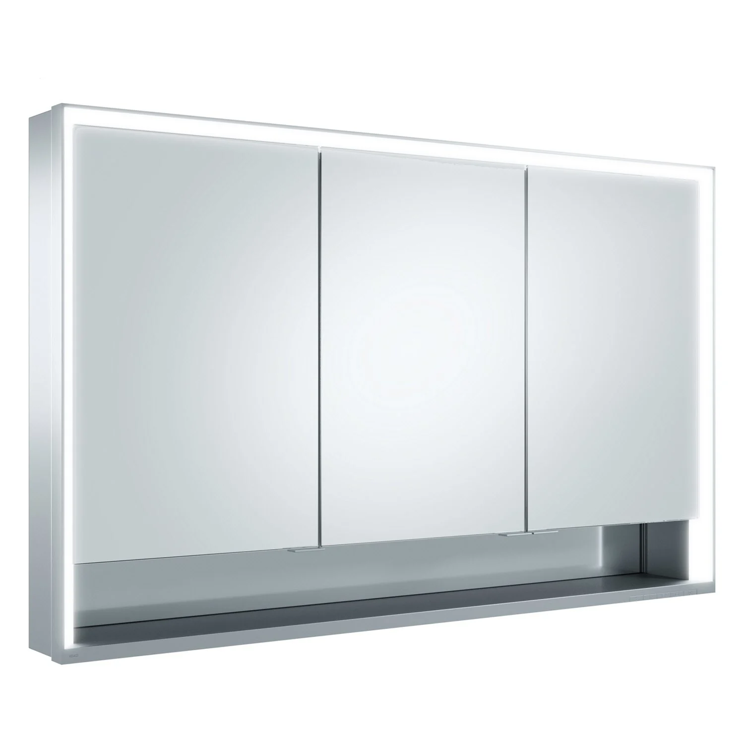 Keuco Royal Lumos Aufputz-Spiegelschrank 120 x 73,5 cm mit LED-Beleuchtung, 3 Türen Bild 2