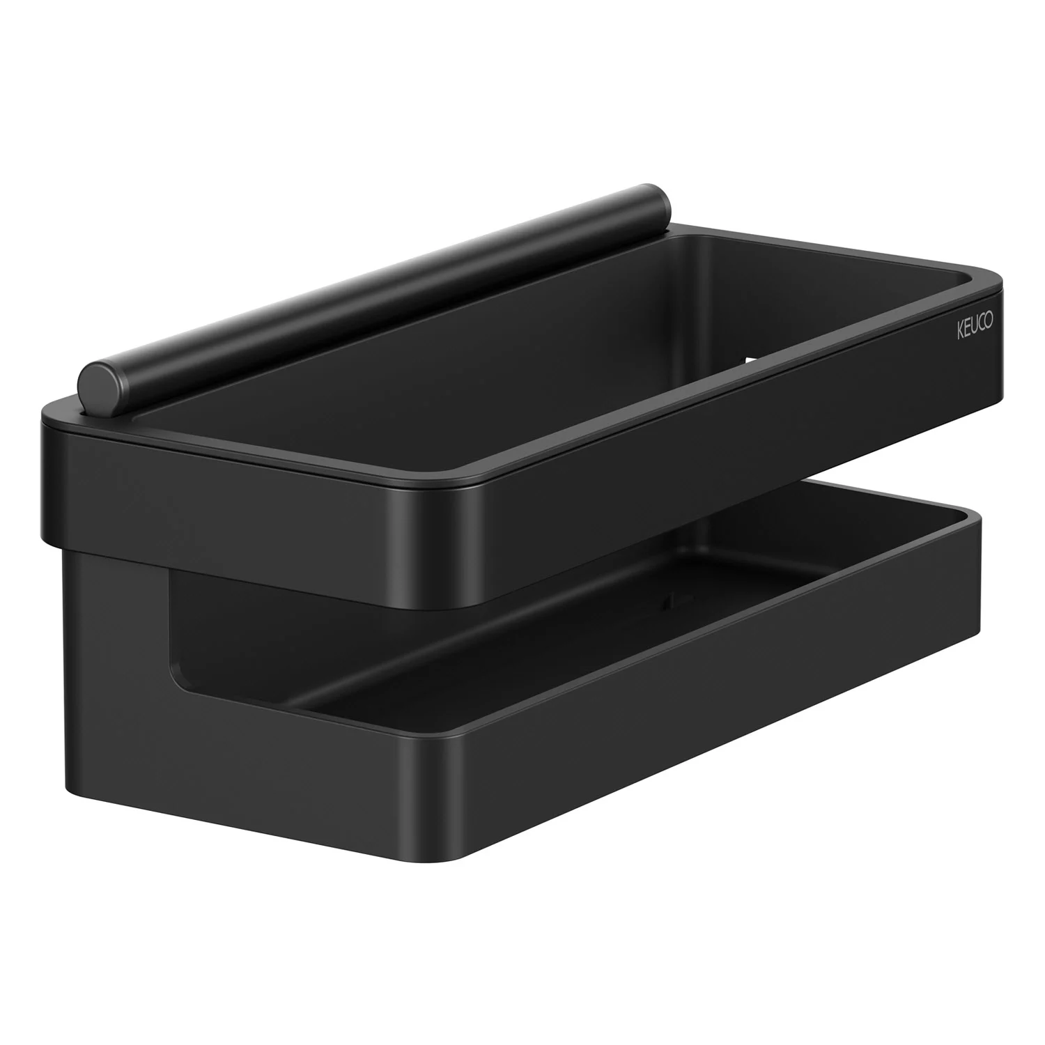 Keuco VIA23 Black Selection Duschablage mit integriertem Glasabzieher Bild 2