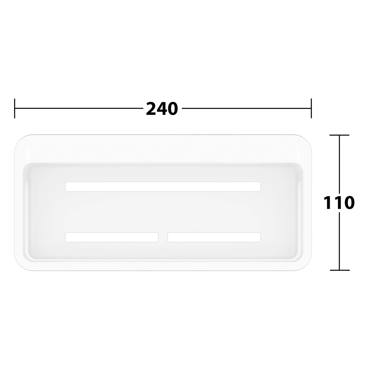 Keuco VIA23 Duschablage Bild 6