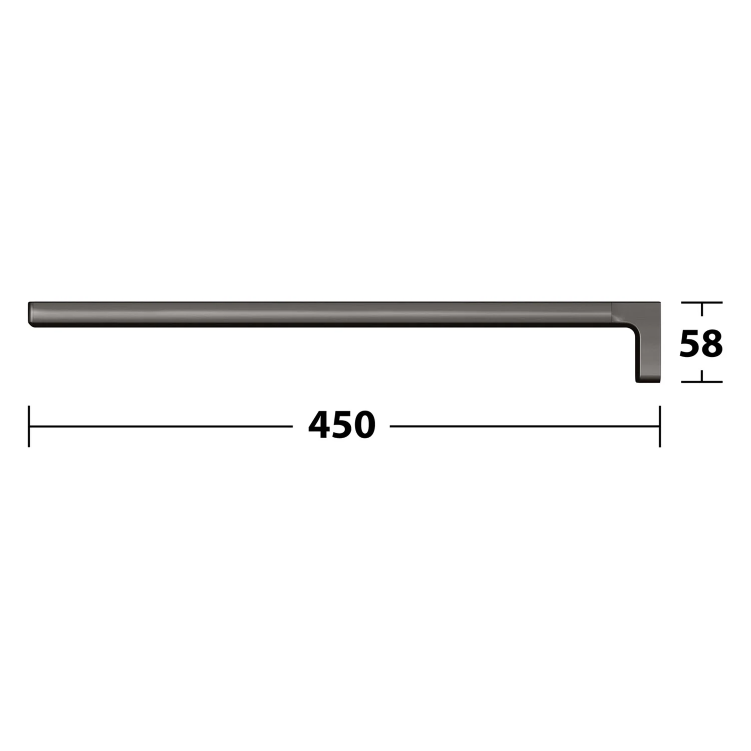 Keuco Moll Handtuchstange 45 cm, 1-armig Bild 6