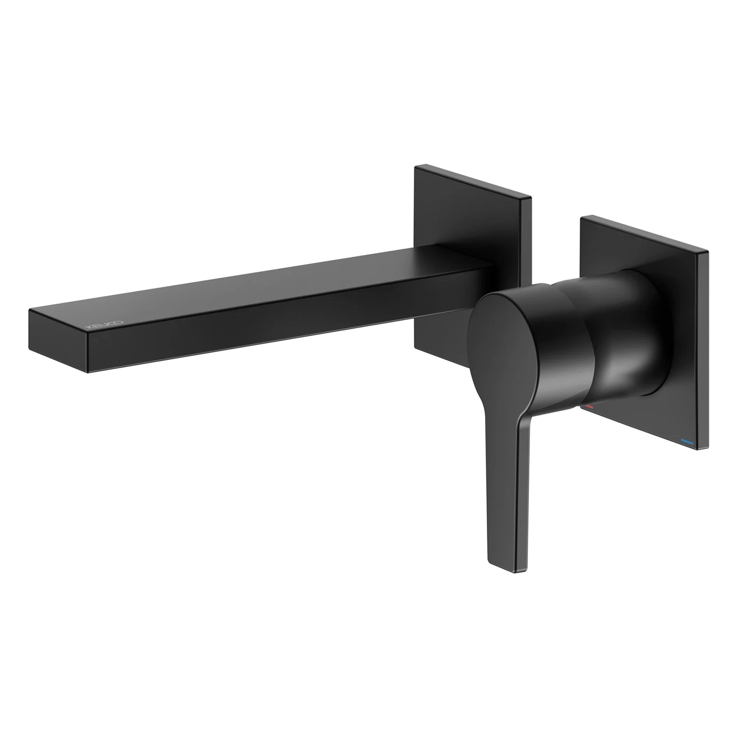 Keuco EDITION 11 Black Selection Einhebel-Waschtischmischer Unterputz, 2-Loch, Ausladung 16,5 cm