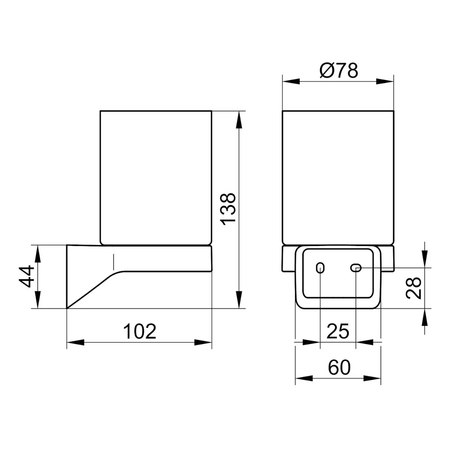 Keuco HERA Glashalter mit Echtkristall-Glas Bild 5