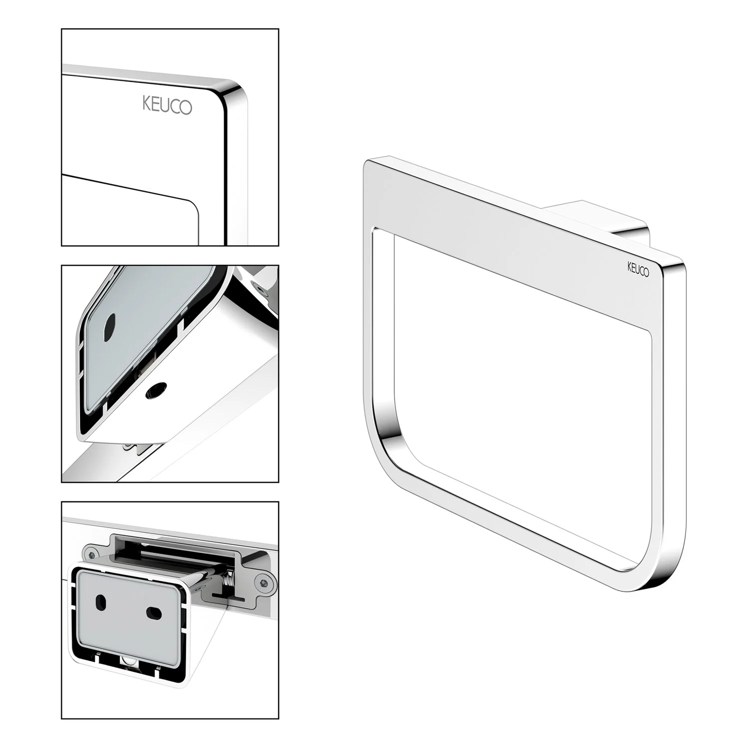 Keuco HERA Handtuchring 24 cm, schwenkbar Bild 12
