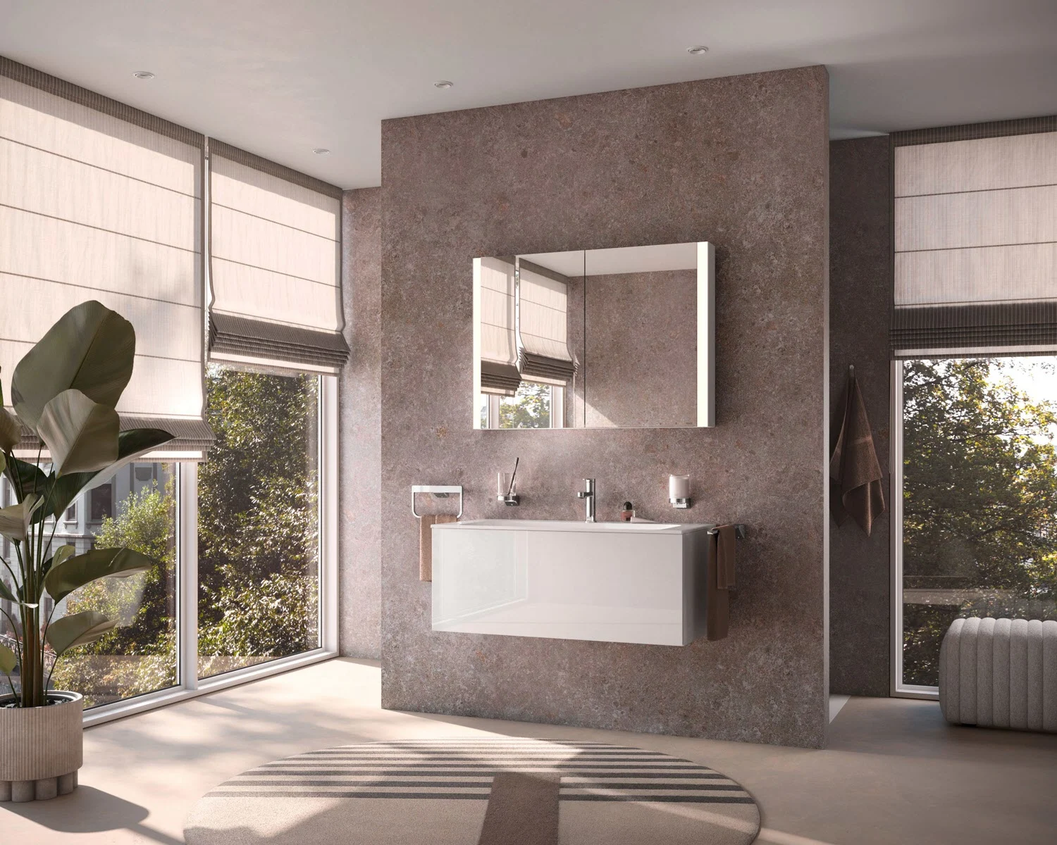 Keuco HERA Handtuchring 24 cm, schwenkbar Bild 8