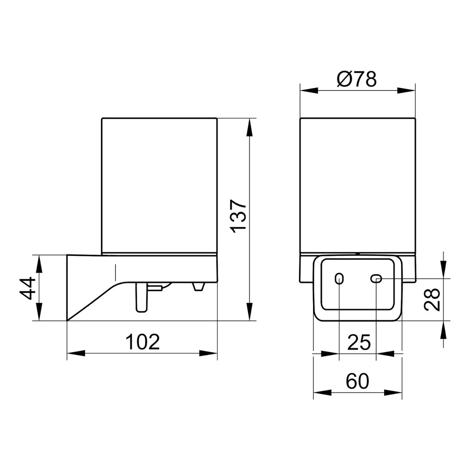 Keuco HERA Seifenspender mit satiniertem Stülpglas Bild 5
