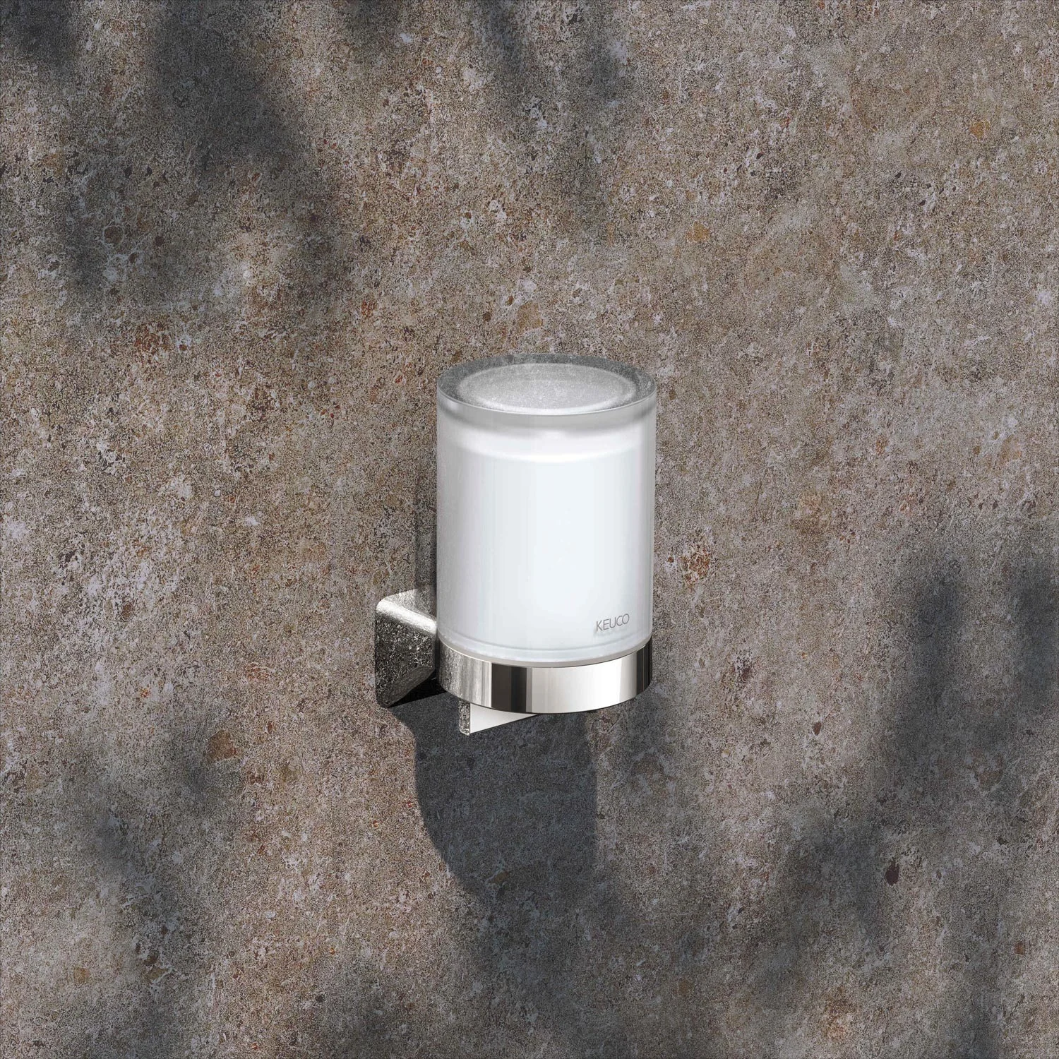 Keuco HERA Seifenspender mit satiniertem Stülpglas Bild 6