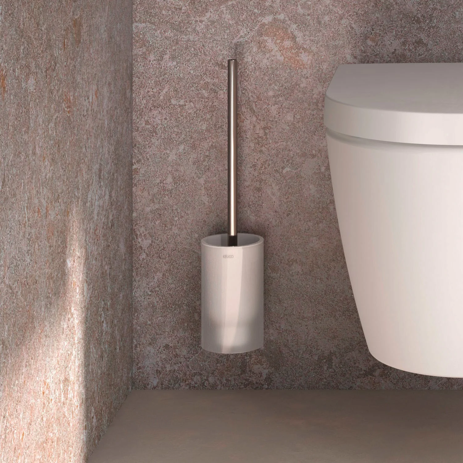 Keuco HERA Toilettenbürstengarnitur mit Gehäuse aus Echtkristallglas Bild 7